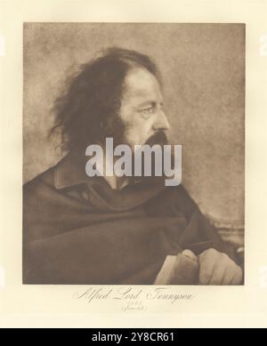 Julia Margaret Cameron - Alfred Lord Tennyson, 1865/1893 Foto Stock