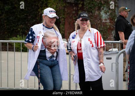 Roma, Georgia, Stati Uniti. 4 ottobre 2024. Le donne repubblicane votanti al concorso della vice-presidenziale J.D. Vance a Roma, Georgia. (Immagine di credito: © Robin Rayne/ZUMA Press Wire) SOLO PER USO EDITORIALE! Non per USO commerciale! Crediti: ZUMA Press, Inc./Alamy Live News Foto Stock