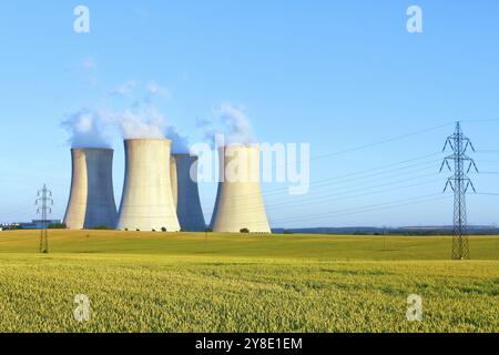 Impianto nucleare Foto Stock