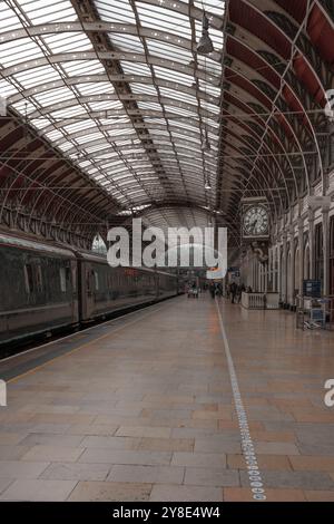 Stazione di Londra paddington e città di Londra, Leadenhall Market dettagli architettonici Foto Stock