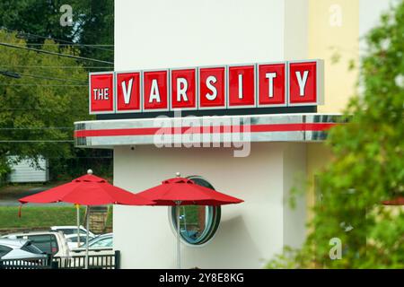 Il Varsity Diner è stato presentato il 4 ottobre 2024 a Roma, Georgia, Stati Uniti. (Foto di Julia Beverly/Alamy Live News) Foto Stock