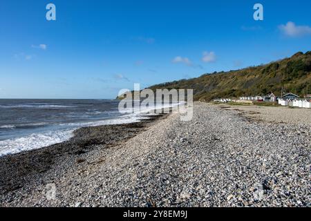 Sulla spiaggia di Lyme Regis Foto Stock