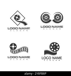 Film cinema design vettore illustrazione Illustrazione Vettoriale