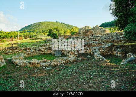 Complesso nuragico di Palmavera, Alghero, Sardegna, Italia Foto Stock