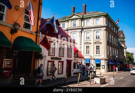 Luoghi di interesse di Quebec City, Canada Foto Stock