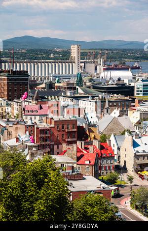 Luoghi di interesse di Quebec City, Canada Foto Stock