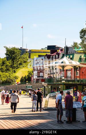 Luoghi di interesse di Quebec City, Canada Foto Stock