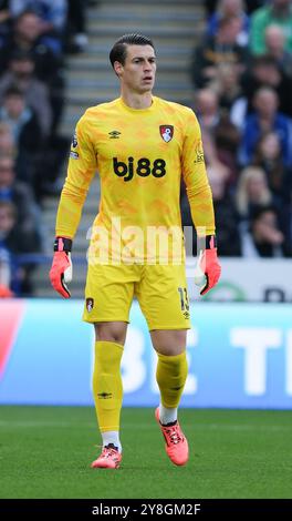 King Power Stadium, Leicester, Regno Unito. 5 ottobre 2024. Premier League Football, Leicester City contro Bournemouth; Kepa of Bournemouth Credit: Action Plus Sports/Alamy Live News Foto Stock