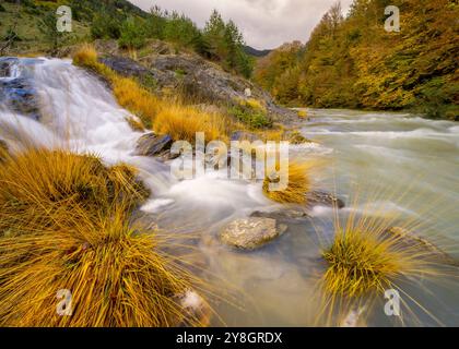 Orrido di Petraficha, Zuriza, valli occidentali, catena pirenaica, provincia di Huesca, Aragona, Spagna, Europa. Foto Stock