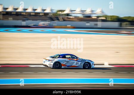 21 BALLY Jean Jacques, CODICE DI SVILUPPO CORSE, Alpine A110 Cup, Pro, azione durante il 5° round della Alpine Elf Cup Series 2024, dal 4 al 6 ottobre 2024 sul circuito Paul Ricard, a le Castellet, Francia - Photo Grégory Lenormand/DPPI credito: DPPI Media/Alamy Live News Foto Stock