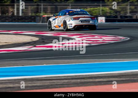 21 BALLY Jean Jacques, CODICE DI SVILUPPO CORSE, Alpine A110 Cup, Pro, azione durante il 5° round della Alpine Elf Cup Series 2024, dal 4 al 6 ottobre 2024 sul circuito Paul Ricard, a le Castellet, Francia - Photo Grégory Lenormand/DPPI credito: DPPI Media/Alamy Live News Foto Stock