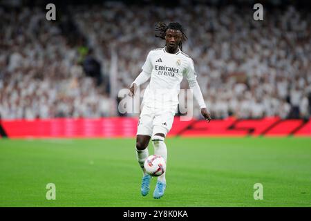 Madrid, Spagna. 5 ottobre 2024. MADRID, SPAGNA - 5 ottobre: Durante la partita della liga 2023/24 tra Real Madrid e Villarreal allo stadio Santiago Bernabeu. Crediti: Guille Martinez/AFLO/Alamy Live News Foto Stock