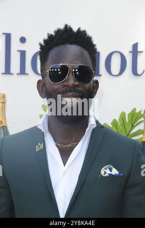 Circa il 5 ottobre 2024. Jimmy Akingbola agli arrivi per Veuve Clicquot Polo Classic, Palisades Village Center, Pacific Palisades, CA, 05 ottobre, 2024. crediti: Elizabeth Goodenough/Everett Collection/Alamy Live News Foto Stock