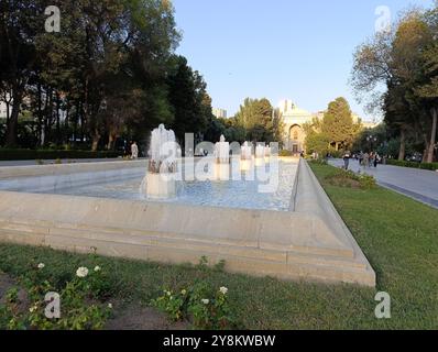 Parco Samad Vurghun. Baku, Azerbaigian. Foto Stock
