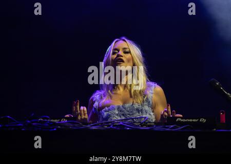 kimberly wyatt si esibisce dal vivo al festival iMEP di Accrington Regno Unito il 21 settembre 2024. Foto Stock