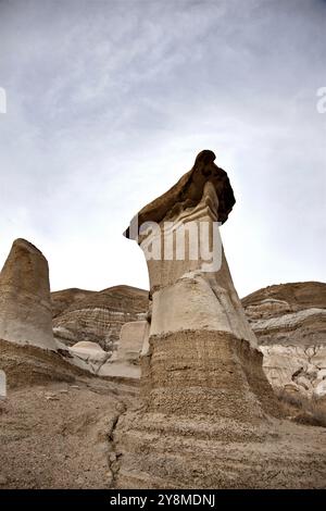 Badlands Alberta Drumheller e Dinasaur Park Canada Foto Stock