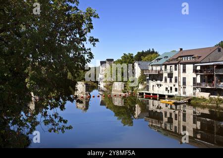 Elora Ontario Canada bella panoramica città il turismo Foto Stock