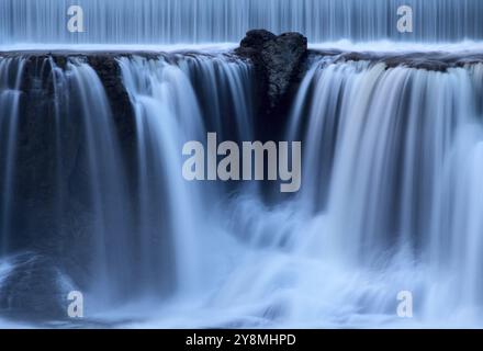 Cascate Shoshone Idaho cascata d'acqua sera scenic Foto Stock