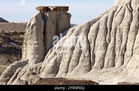 Badlands Alberta Drumheller e Dinasaur Park Canada Foto Stock