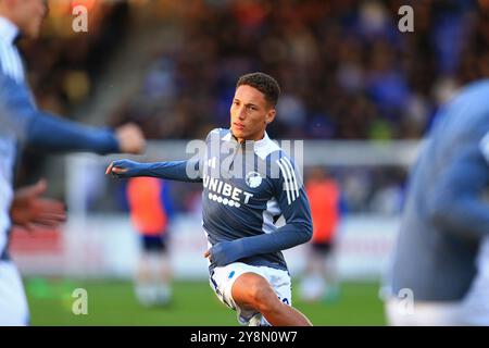 Herfolge, Danimarca. 26 settembre 2024. Robert del Copenhagen si sta scaldando prima dell'Oddset Pokal match tra HB Koge e FC Copenhagen all'Herfolge Stadion di Herfolge. Foto Stock