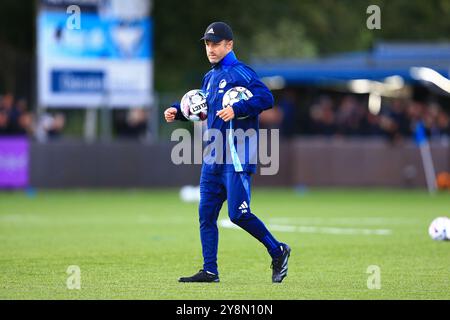Herfolge, Danimarca. 26 settembre 2024. Assistente allenatore Hjalte Norregaard del Copenhagen visto prima dell'Oddset Pokal match tra HB Koge e FC Copenhagen all'Herfolge Stadion di Herfolge. Foto Stock