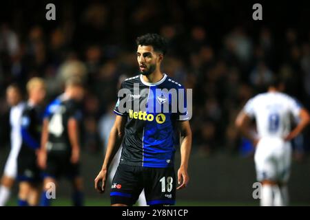Herfolge, Danimarca. 26 settembre 2024. Mohamad al-Naser (18) dell'HB Koge visto durante l'Oddset Pokal match tra HB Koge e FC Copenhagen all'Herfolge Stadion di Herfolge. Foto Stock