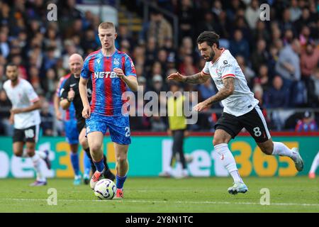 Londra, Regno Unito. 5 ottobre 2024. Adam Wharton di Crystal Palace in azione durante la partita tra Crystal Palace FC e Liverpool FC English Premier League al Selhurst Park, Londra, Inghilterra, Regno Unito il 5 ottobre 2024 Credit: Every Second Media/Alamy Live News Foto Stock