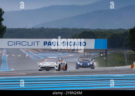 Le Castellet, Francia. 6 ottobre 2024. 21 BALLY Jean Jacques, CODICE DI SVILUPPO CORSE, Alpine A110 Cup, Pro, azione durante il 5° round della Alpine Elf Cup Series 2024, dal 4 al 6 ottobre 2024 sul circuito Paul Ricard, a le Castellet, Francia - Photo Grégory Lenormand/DPPI credito: DPPI Media/Alamy Live News Foto Stock