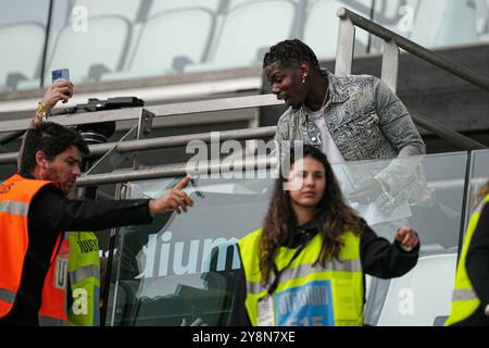 Torino, Italia. 6 ottobre 2024. Paul Pogba durante la partita di calcio di serie A tra Juventus e Cagliari allo Stadio Allianz di Torino - domenica 6 ottobre 2024. Sport - calcio . (Foto di Marco Alpozzi/Lapresse) credito: LaPresse/Alamy Live News Foto Stock