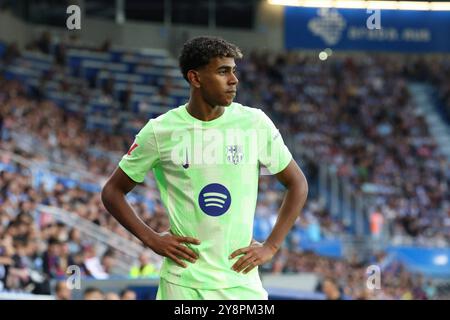 Alaves, Spagna. 6 ottobre 2024. La Liga Santander Alaves vs Barcelona crediti: CORDON PRESS/Alamy Live News Foto Stock