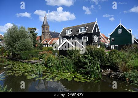 Marken Village, Paesi Bassi. Villaggio di pescatori olandese di Marken nei Paesi Bassi. Foto Stock