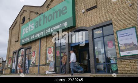 Negozio The Pets at Home a Peterborough, Regno Unito Foto Stock