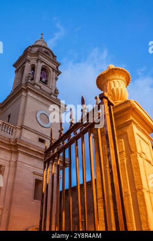 St. James Way; Cattedrale di Santa Maria la Real, Pamplona, Navarra, Spagna Foto Stock