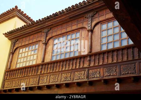 MHAT, Museo Historia y Antropologia de Tenerife, Casa Lercaro, San Cristóbal de La Laguna, Tenerife, Isole Canarie, Spagna. Foto Stock