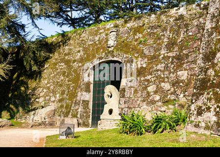Castillo de o Castro, Parque Monte do Castro, Vigo, Pontevedra, Galizia, Spagna. Foto Stock