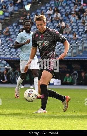 Roma, Italia. 6 ottobre 2024. Stadio Olimpico, Roma, Italia - Ola Solbakken dell'Empoli FC durante la partita di calcio di serie A, Lazio vs Empoli, 6 ottobre 2024 (foto di Roberto Ramaccia/Sipa USA) crediti: SIPA USA/Alamy Live News Foto Stock