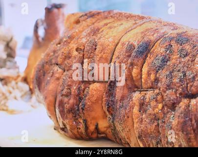 Ristorante Testone specializzato in torta al Testone. Si trova in Piazza Matteotti nel centro di Perugia, Umbria, Italia. Foto Stock