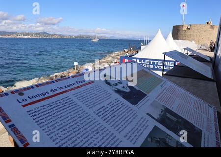 Saint-Tropez, Francia. 6 ottobre 2024 Port de Saint-Tropez, Francia. L'ultimo giorno della 25a gara Les Voiles de Saint-Tropez, l'atmosfera era emozionante sia sull'acqua che sulla terraferma. Il porto era pieno di gente felice e barche a vela di ritorno dalla gara. Credito Ilona Barna BIPHOTONEWS, Alamy Live News credito: Ilona Barna BIPHOTONEWS/Alamy Live News Foto Stock