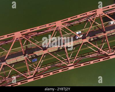 Ponte sospeso, Portugalete, Bizkaia, Paesi Baschi, Spagna, Europa Foto Stock