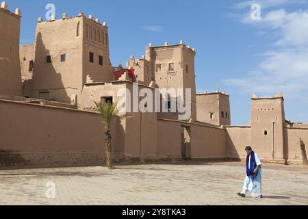 Kasbah di Taourit, Ouarzazate, Marocco, Africa Foto Stock