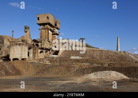 Miniera di Sao Domingos, Alentejo, Portogallo, Europa Foto Stock