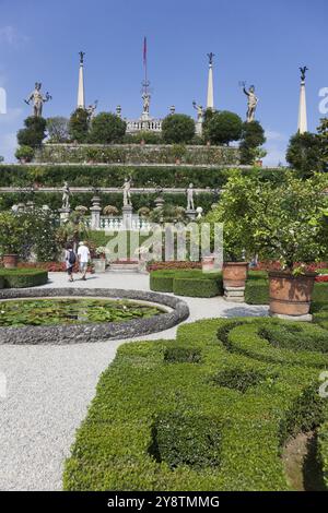 Isola bella, Isole Borromee, Lago maggiore, Piemonte, Italia, Europa Foto Stock