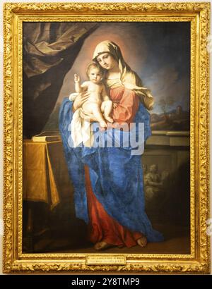 Torino, 22 aprile 2023: La Madonna della Benedizione, Giovanni Francesco Barbieri, di nome Guercino, 1651, Europa Foto Stock