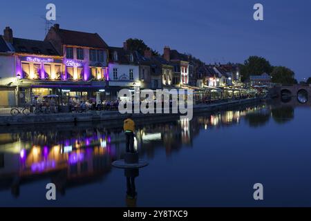 Distretto di St Leu, Amiens, dipartimento somme, regione Piccardia, Francia, Europa Foto Stock