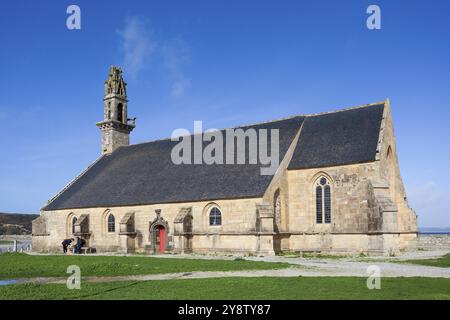 Cappella di Notre-dame de Rocamadour, Camaret-sur-Mer, Bretagna, Francia, Europa Foto Stock