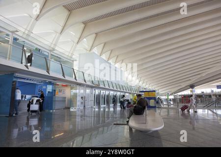 Aeroporto di Bilbao, Loiu, Bizkaia, Paesi Baschi, Spagna, Europa Foto Stock