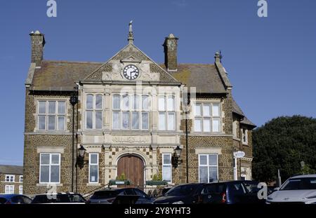 Hunstanton Town Council and Town Hall, The Green, Hunstanton, Norfolk, Inghilterra, REGNO UNITO Foto Stock