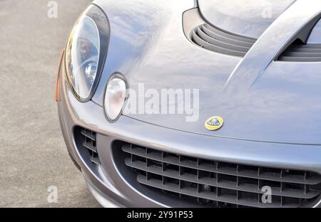 Lotus alla fiera dell'auto Foto Stock