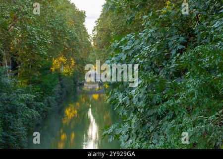 Attrazioni di Tolosa di giorno e di notte Foto Stock