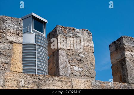 CASTELLO DI SAN GIORGIO LISBONA PORTOGALLO / CASTELO DE SÃO JORGE LISBOA PORTOGALLO Foto Stock